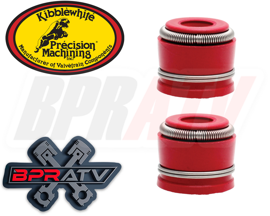 96-04 XR400 XR 400R ProX Pro X Head Rebuild INTAKE Valves KIBBLEWHITE Red Seals