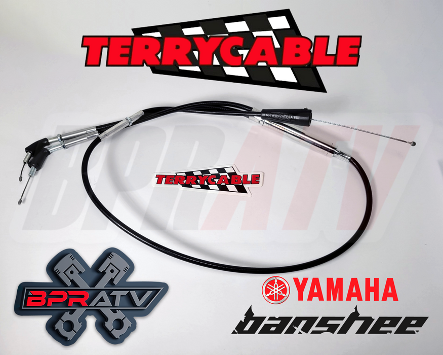 Banshee TWIST Throttle Cable Terrycable Black Vinyl Keihin Mikuni PWK AS Lectron
