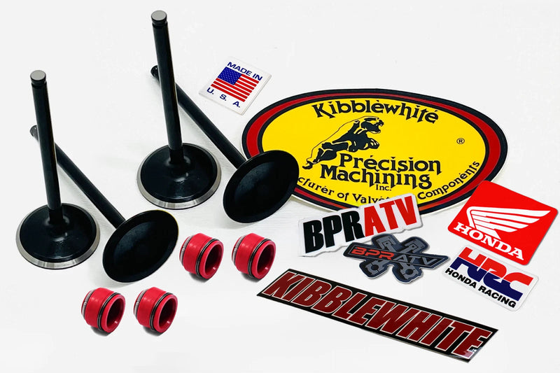 00-07 Honda XR650R XR 650R OEM Head Kibblewhite Intake & Exhaust Valves & Seals