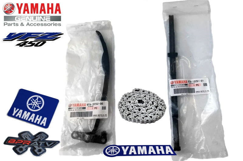 Yamaha OEM YFZ450 WR450F YZ450F Cam Chain Damper Guide Billet Tensioner Package!