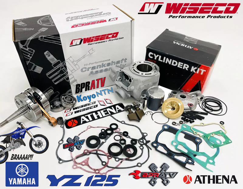 05-21 Yamaha YZ125 YZ 125 54mm Athena Cylinder Piston Wiseco Crank 05-21 Yamaha YZ125 YZ 125 54mm Athena Cylinder Piston Wiseco Crank