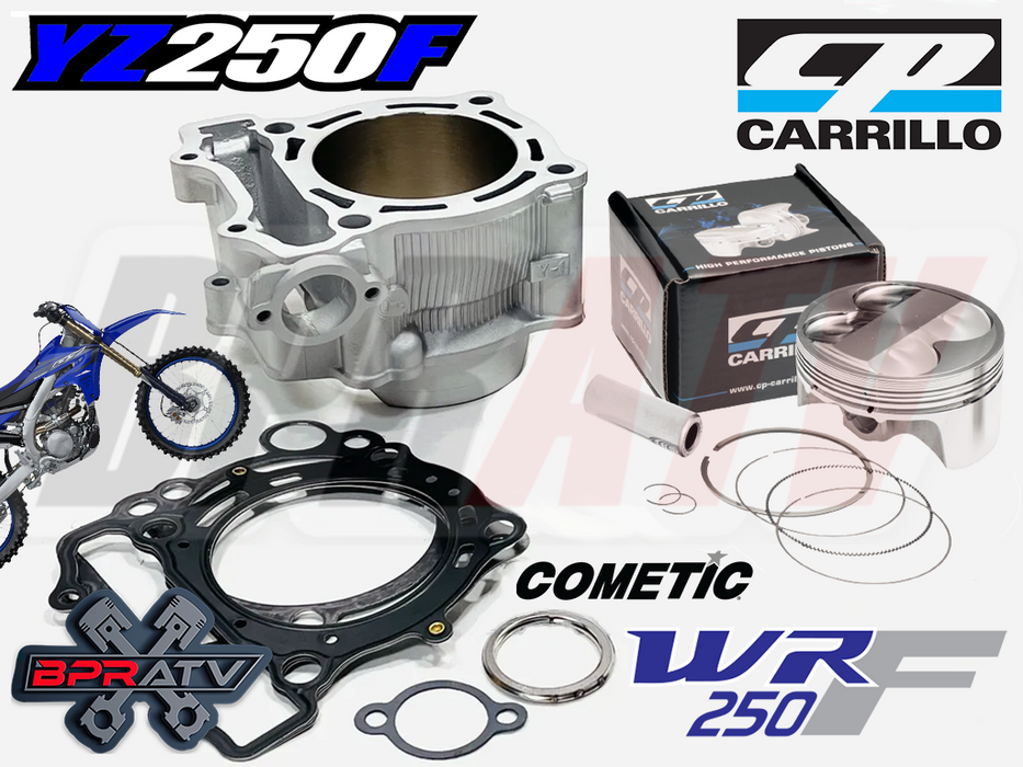 01-13 YZ250F WR250 YZ 250F 77mm Stock Bore Cylinder Piston Top End Rebuild Kit