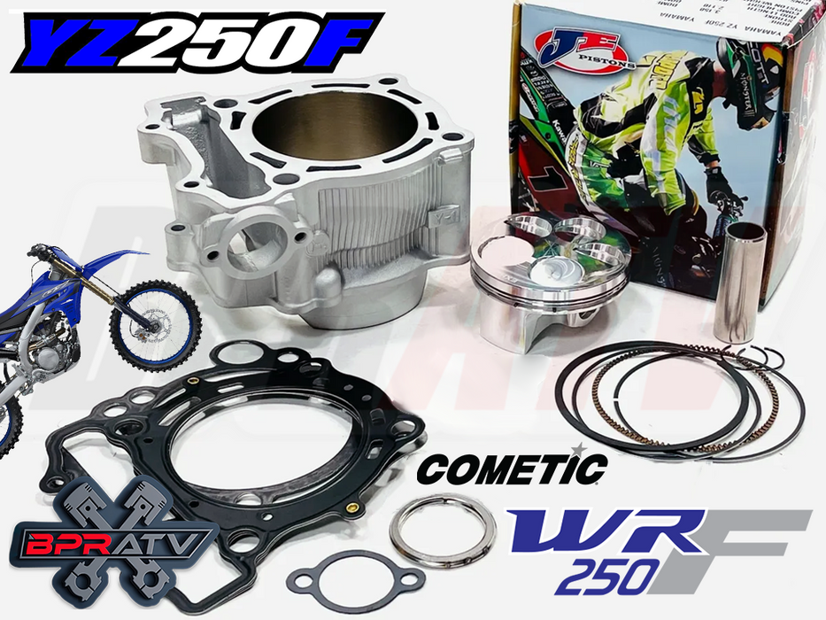 05-13 Yamaha YZ250F YZ 250F WR 250F 80mm Big Bore Cylinder JE Piston Top End Kit