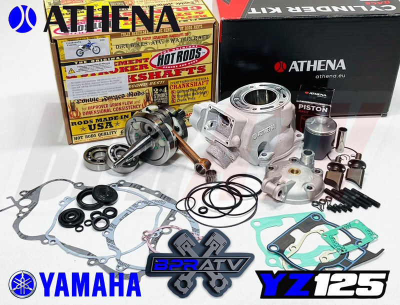 05-21 Yamaha YZ 125 58mm 144cc Athena Big Bore Cylinder Crank Motor Rebuild Kit