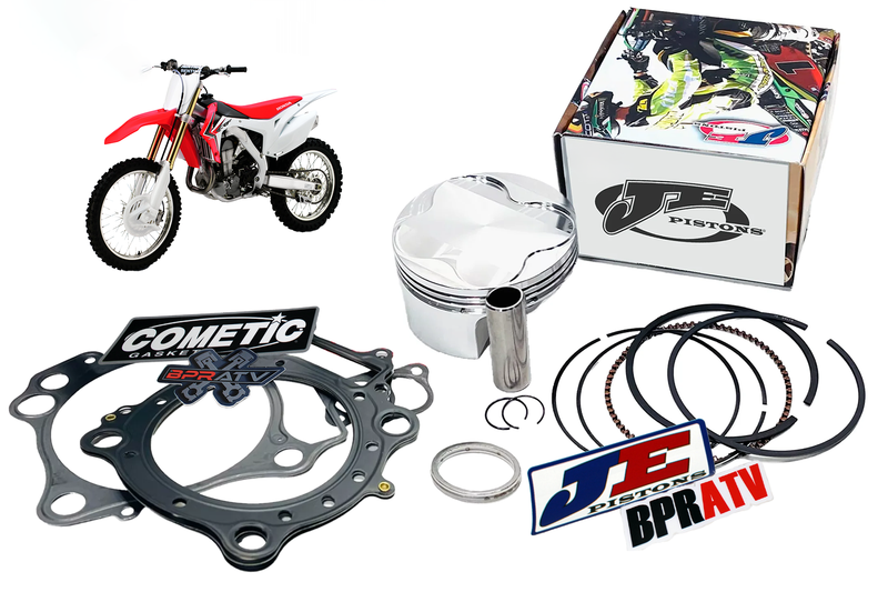 02-08 CRF450R CRF 450R 96mm Stock Bore 14:1 JE PRO Series Piston Cometic Gaskets