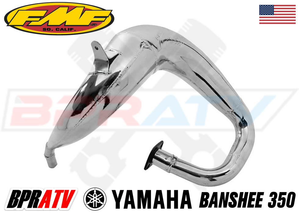 Yamaha Banshee 350 FMF Full Exhaust Fatty Pipes PowerCore 2 II Silencers Set Kit