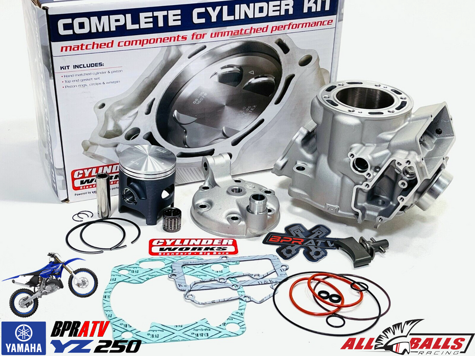 03-25 Yamaha YZ250 YZ 250 295cc Big Bore Cylinder WISECO Crank Motor Rebuild Kit