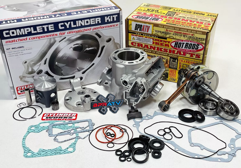 03-24 Yamaha YZ250 YZ 250 295cc Big Bore Cylinder Piston Crank Motor Rebuild Kit