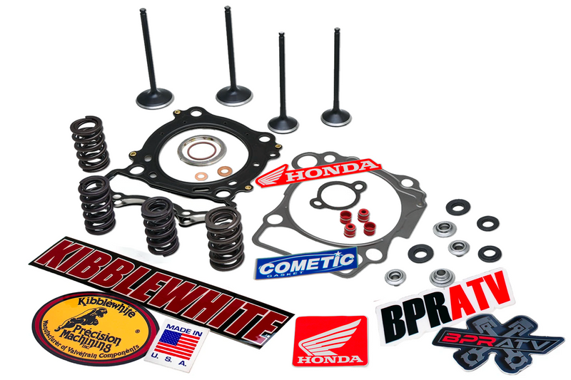 04-05 Honda TRX450R Kibblewhite Valves Springs Wiseco Piston Top End Rebuild Kit