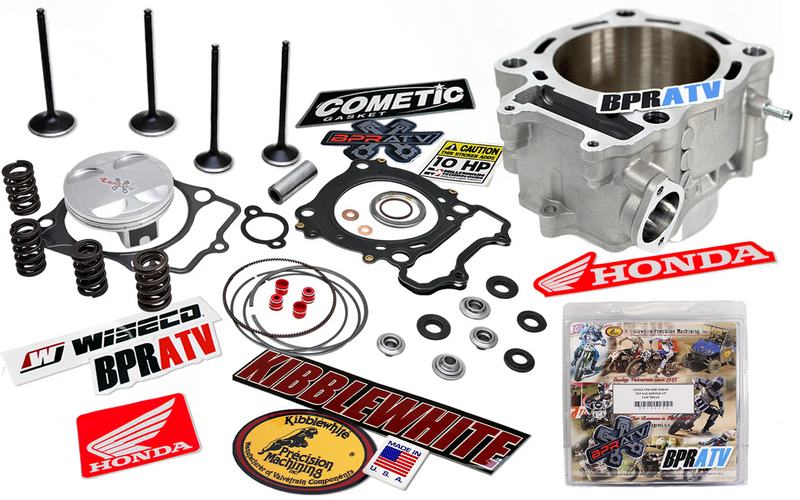 04-05 Honda TRX450R Kibblewhite Valves Springs Wiseco Piston Top End Rebuild Kit