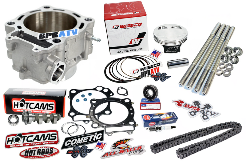 04 05 TRX 450R Stock Top End Engine Rebuild Kit Replacement Stage 2 Hot Cams Kit