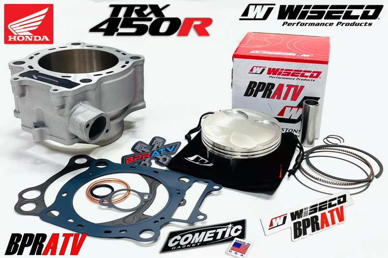 04-05 Honda TRX450R 97mm +3 Wiseco Pump Gas Piston Big Bore Top End Cylinder Kit