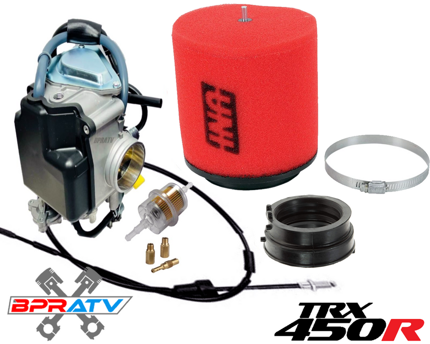 Get Best 04 05 TRX450R TRX 450R Carburetor Complete Replacement Carb Kit Intake