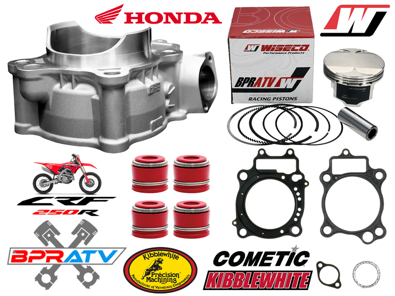 04-07 Honda CRF250R 78mm 13.5 Wiseco Piston Cometic Top End Rebuild Cylinder Kit