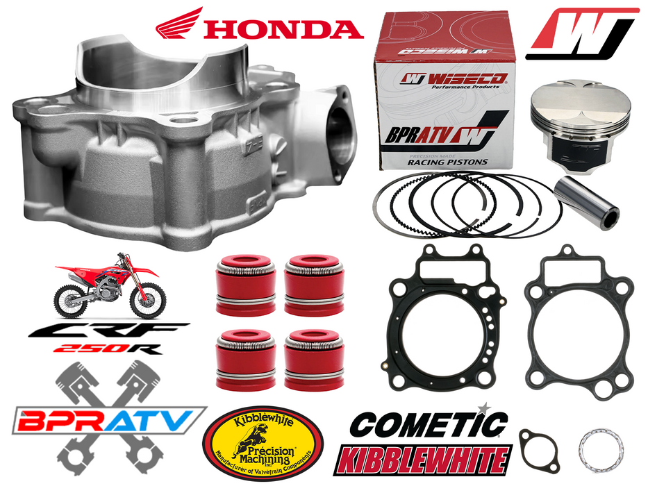 Top End Engine Rebuild Kit Wiseco Piston Cylinder Gasket for Honda CRF250R 04-09