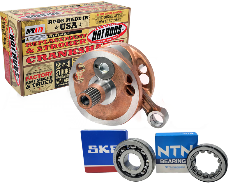 04-09 CRF250R CRF 250R Hot Rods +1.5mm Stroker Crankshaft & Crank Main Bearings