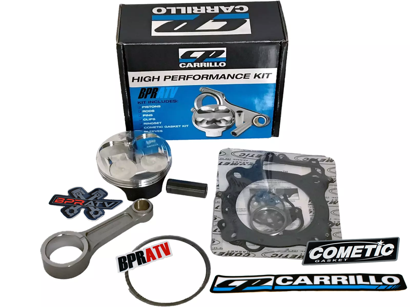 04-09 Kawasaki KX250F KX 250F 77mm CP RACE Piston Cometic Gaskets Carrillo Rod