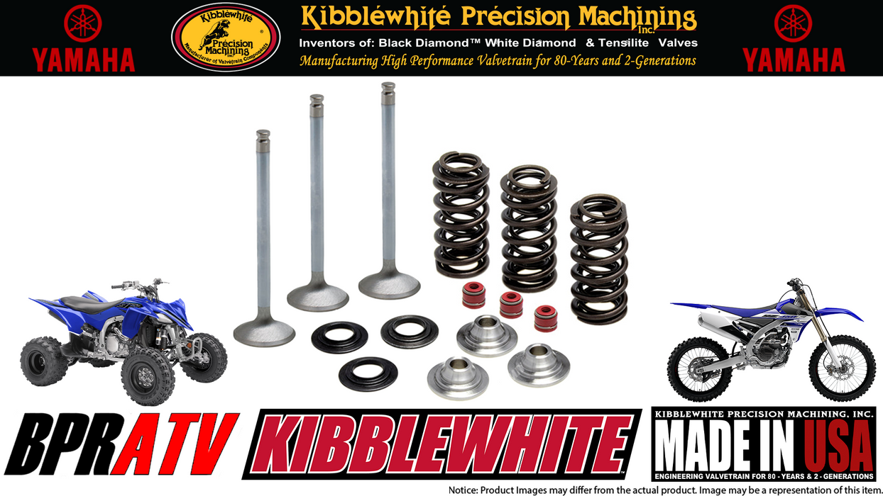 04-13 Yamaha YFZ450 YFZ 450 Kibblewhite Intake Valves Titanium Springs Seals Kit