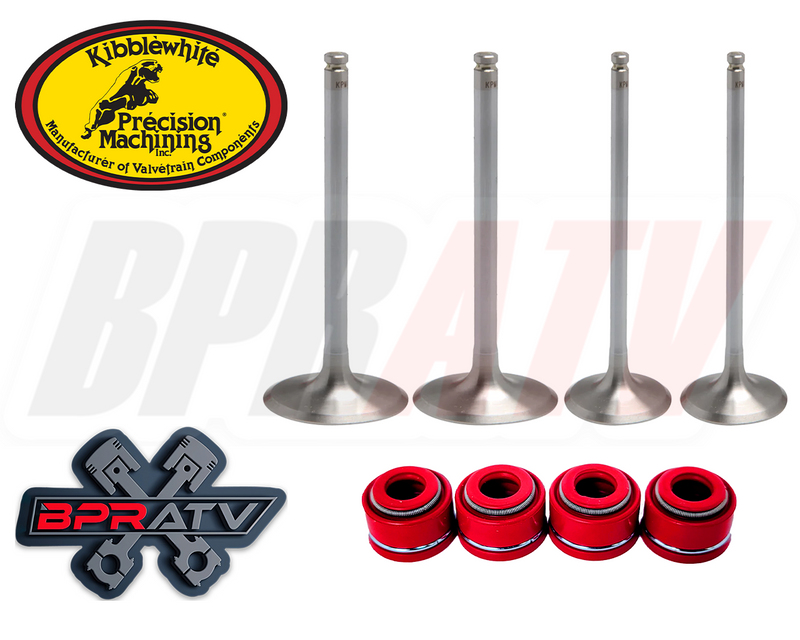 03-09 Yamaha YZ450F YZ 450F KIBBLEWHITE +1mm Intake Exhaust Valves RED Seals Kit