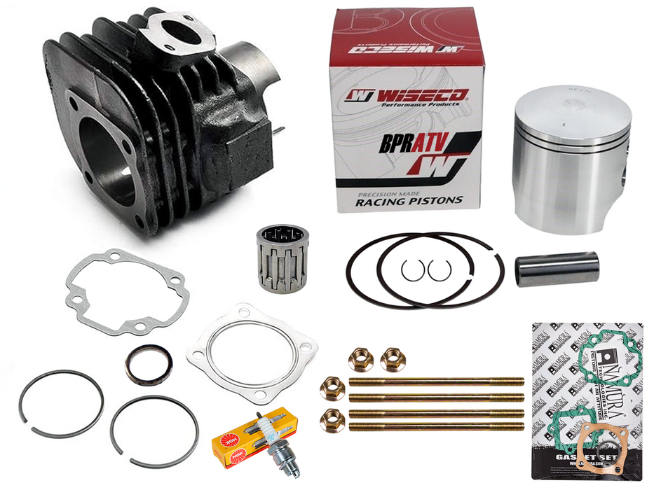 BPRATV Polaris Scrambler 90 Top End Rebuild Kit Cylinder Wiseco Piston Kit 01-03