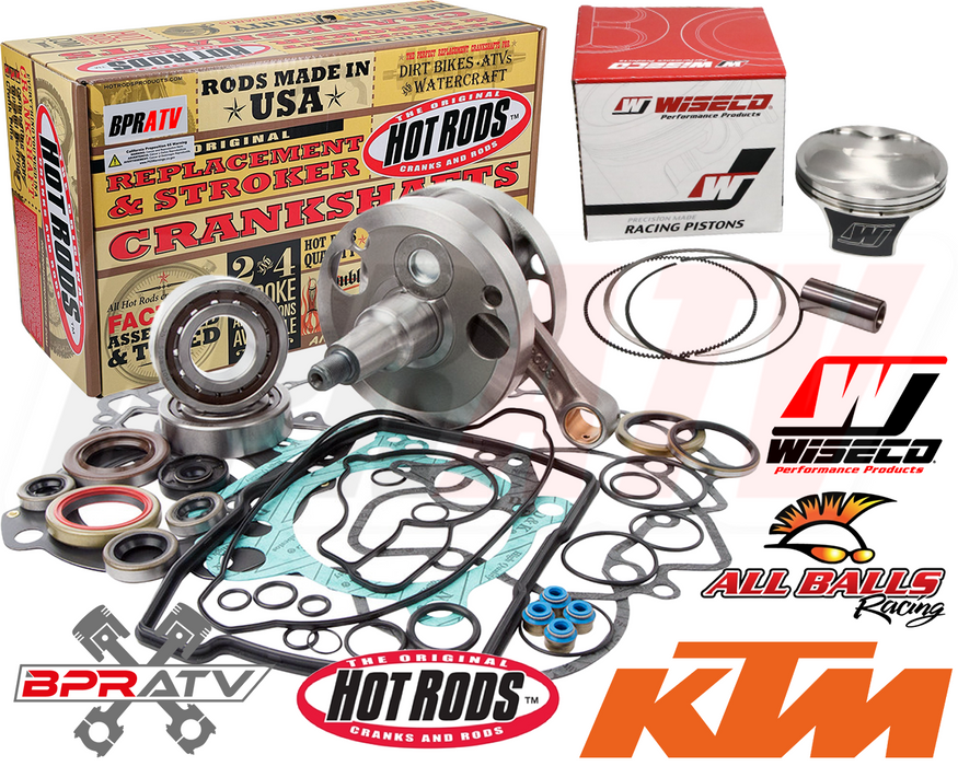 05-10 250 SXF SXF250 Stock Bore Cylinder Crank Complete Motor Engine Rebuild Kit