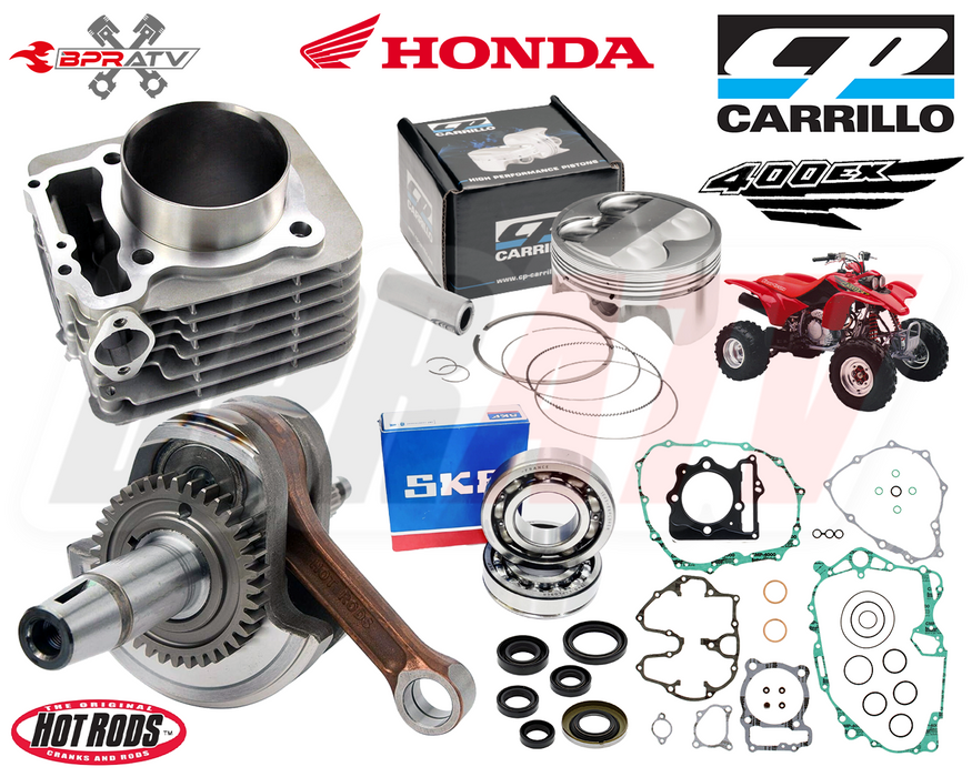 99-04 400EX Big Bore Stroker Kit 89mm Rebuild Complete Top Bottom 465cc Assembly