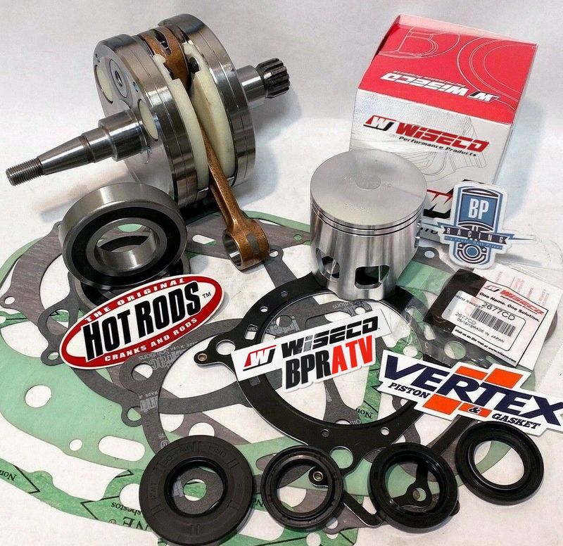 KX85 Engine Rebuild Kit Wiseco Piston Hot Rods Crank Gaskets Bearings '2006–2013