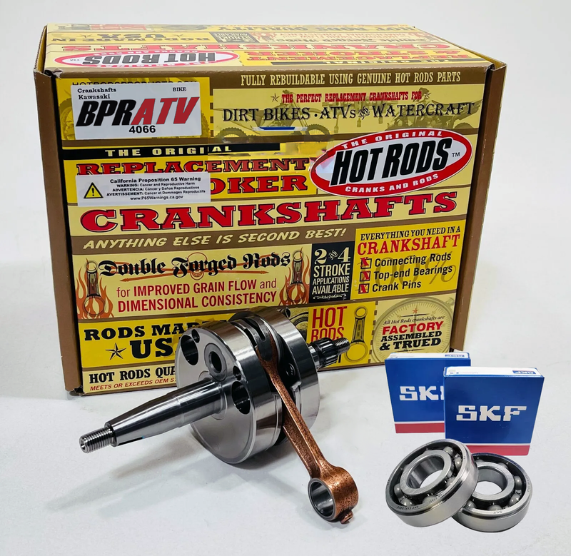 00-05 Kawasaki KX 65 OEM Stock Heavy Duty Crank Crankshaft Hot Rods SKF Bearings