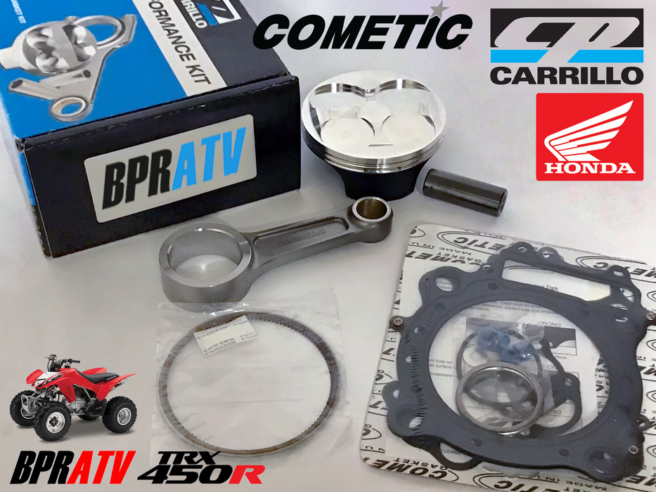 06-14 Honda TRX450R TRX 450R 96mm CP 14:1 RACE Gas Piston Gaskets Carrillo Rod