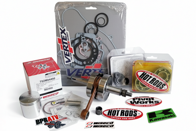 06-25 Kawasaki KX65 Hot Rods Bottom End Kit & Wiseco Piston Vertex Gaskets NEW!