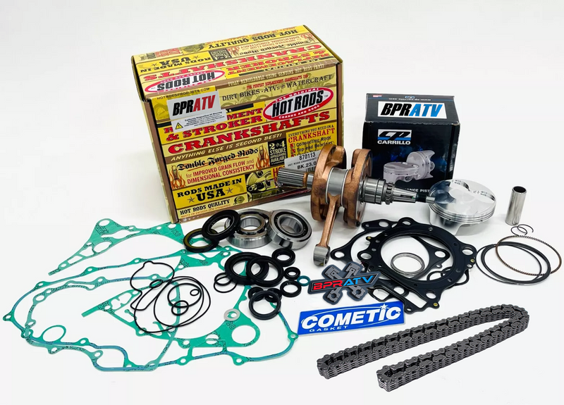 06+ Honda TRX450R TRX 450R Hotrods Crank 96mm CP 12.5:1 Piston Gaskets Rebuild