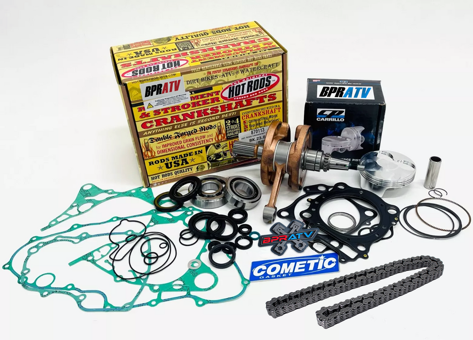 06+ Honda TRX450R TRX 450R Hotrods Crank 96mm CP 12.5:1 Piston Gaskets Rebuild