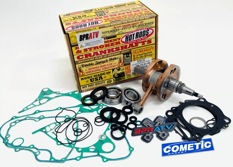 06+ Honda TRX450R TRX 450R Hotrods Crank 96mm CP 13.5:1 Piston Gaskets Rebuild