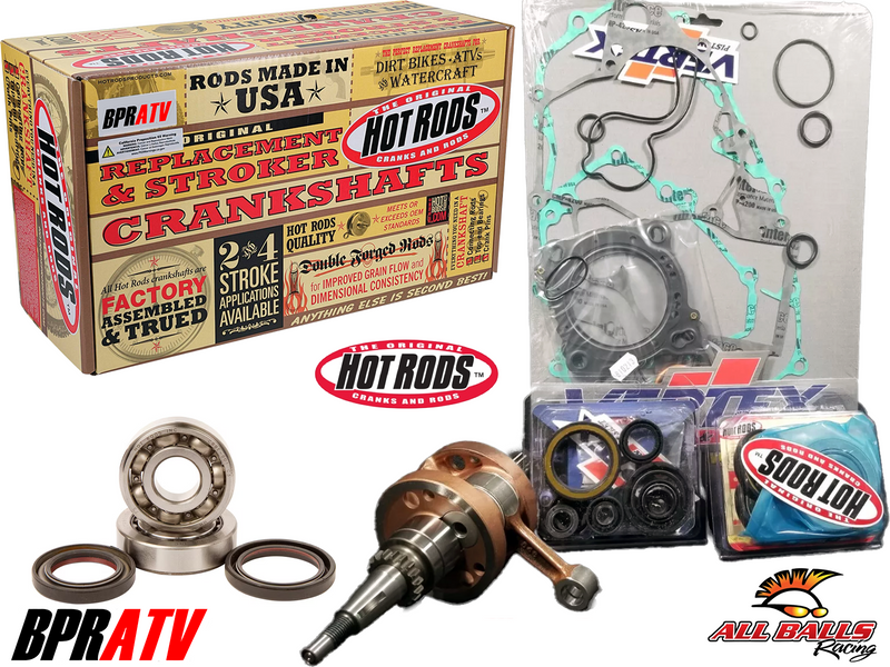 06-14 Honda TRX450R TRX 450R Hot Rods Crank & Wiseco Piston Cylinder Rebuild Kit