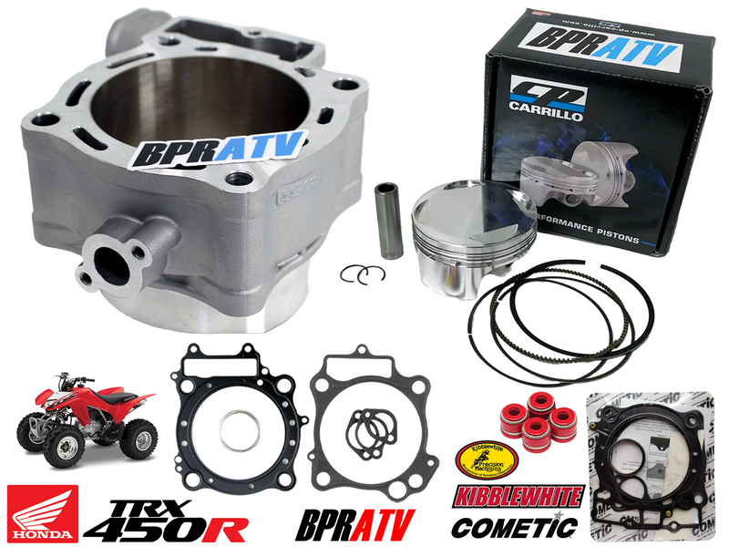 06+ TRX450R TRX 450R 100mm 490cc 13.5:1 CP Piston Big Bore Cylinder Kit 488cc