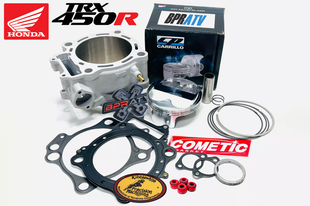 2006+ TRX450R TRX 450ER 100mm +4 13.5:1 CP Carrillo Piston Big Bore Cylinder Kit