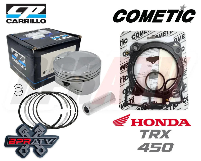 Honda TRX450R 96mm CP-Carrillo CP Race Piston 12.5:1 Cometic Gaskets Top End Kit