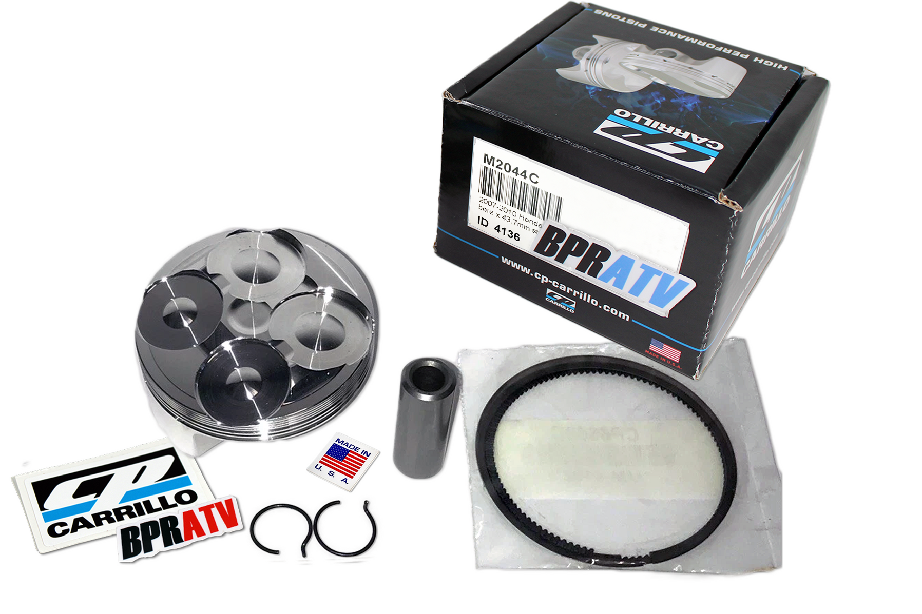 Honda CRF150R CRF150RB CP Carrillo Piston Kit M2044C 131 66mm Standar