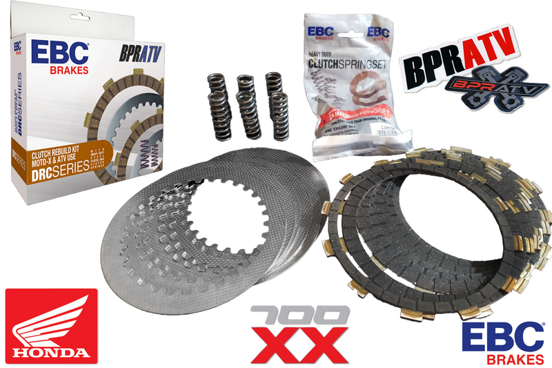 08 09 Honda TRX700XX EBC Complete Clutch Kit Dirt Racer Clutch Plates Fibers Set