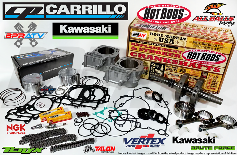 05-11 Brute Force 750 KVF Teryx Crank Complete Motor Engine Rebuild Assembly Kit