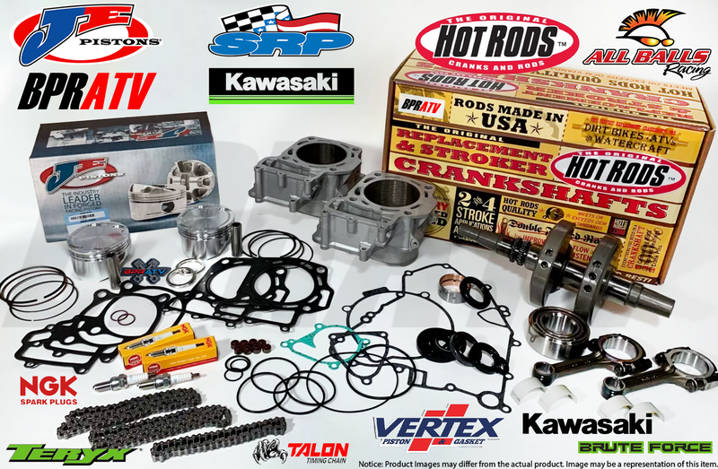 05-11 Brute Force 750 KVF Teryx Crank Complete Motor Engine Rebuild Assembly Kit