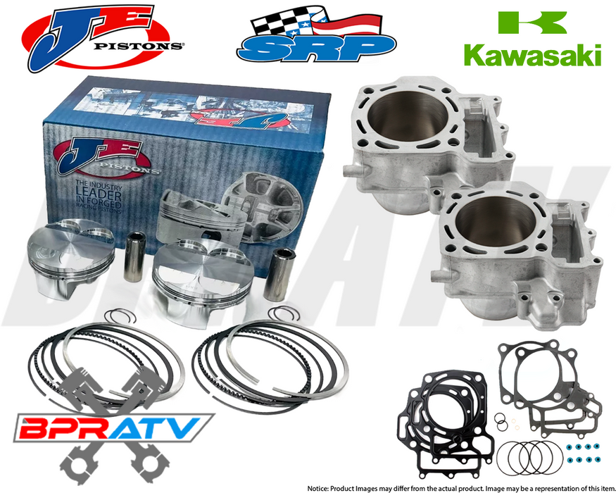 05-11 Kawasaki 750 Hot Rods Crank Cylinder JE Pistons Rods Complete Rebuild Kit