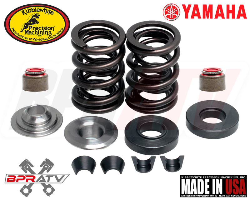 Kibblewhite Titanium Racing Spring Kit Yamaha Raptor 250 Springs Retainers Seals