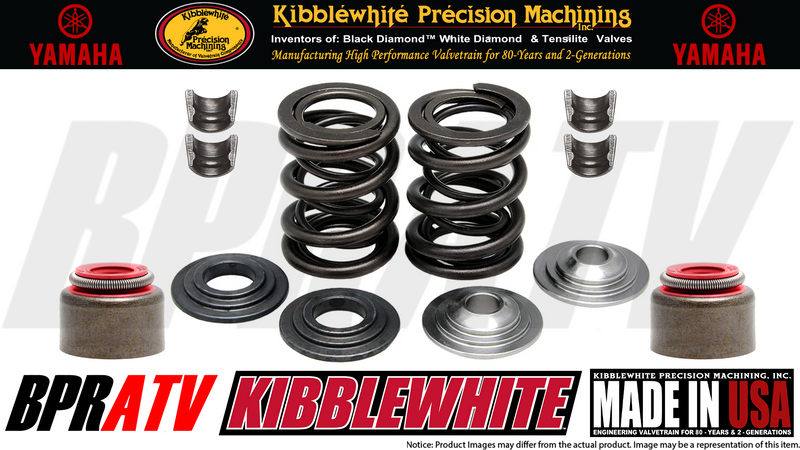 Yamaha Raptor 250 YFM250 250R Intake Exhaust Valves Kit & KIBBLEWHITE Spring Kit
