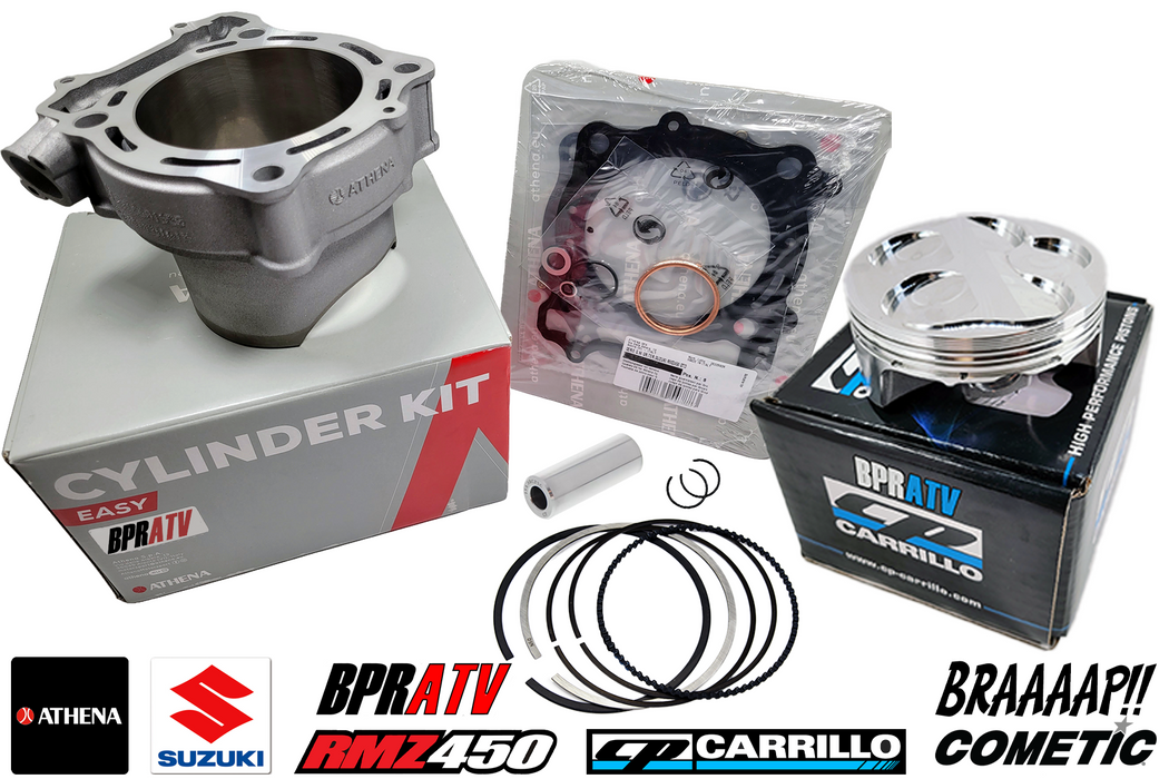 08-24 Suzuki RMZ450 RMZ 450 13:1 CP Piston BIG Bore ATHENA Cylinder Top End Kit