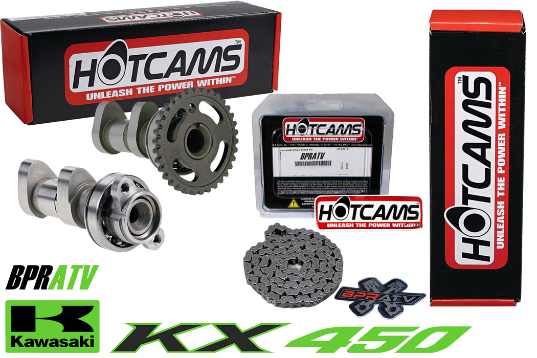 09-15 Kawasaki KX450F KX 450F Hotcams Hot Cams Stage 2 Two HOT CAMS Timing Chain