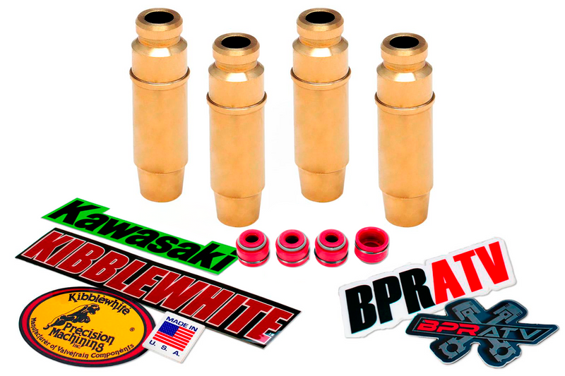 KFX400 LTZ400 DRZ400 Kibblewhite Valve Guides RED Seals Kit OEM Replacement Head