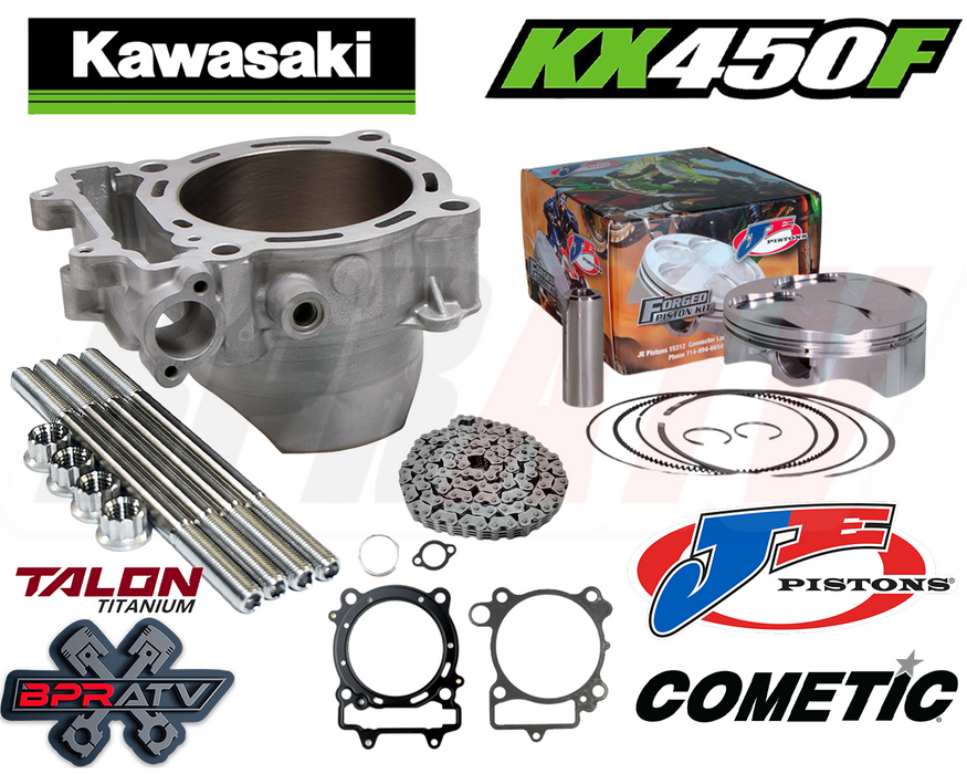 09-15 KX450F KX 450F 480cc Big Bore Kit 98mm Cylinder Piston Gasket Top End Kit