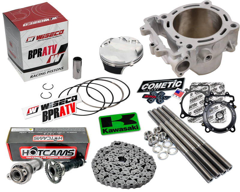 09-15 KX450F KX 450F 96mm Stock Bore Cylinder Piston HOTCAMS Top End Rebuild Kit