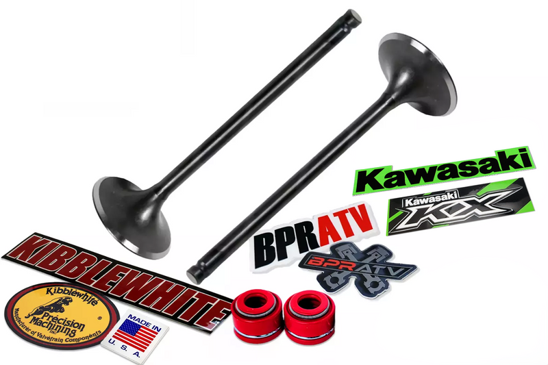 Kawasaki KX450F 09–16 Intake Valve Set Kibblewhite + Seals Black Diamond Upgrade